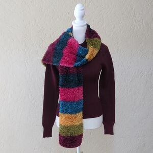 St. John's Bay Color Block Soft and Plush Scarf
